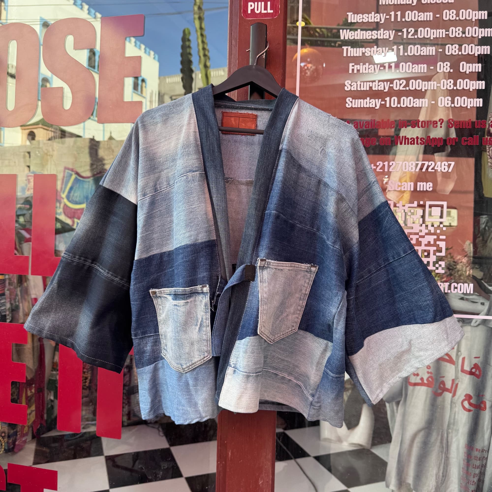 Upcycled Kimono Jeans