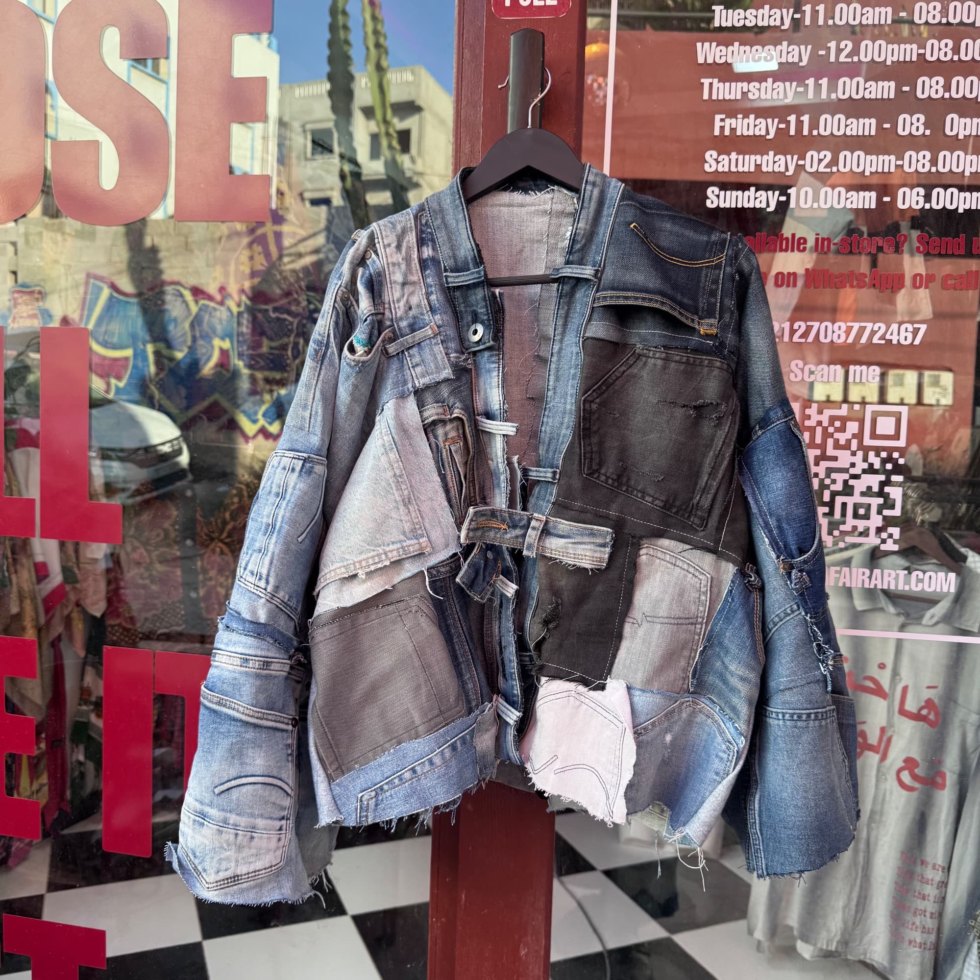Upcycled Pocket Kimono Jeans