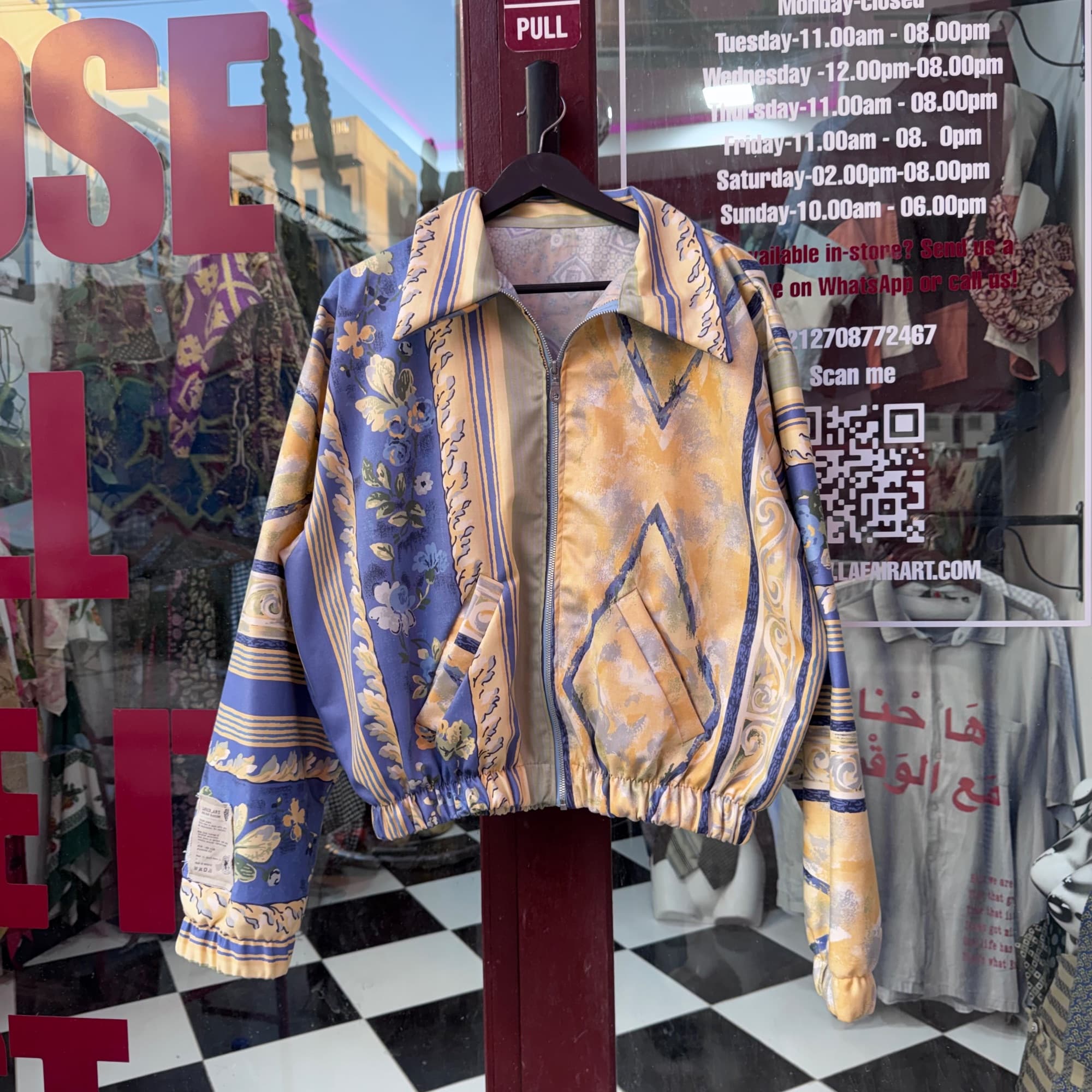 Upcycled Tablecloth Jacket